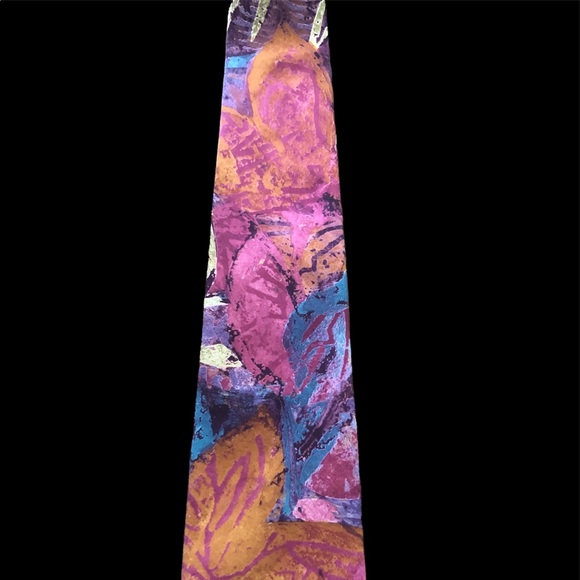Jonathan Stewart Mens Tie Necktie Multicolor Abstract - Picture 4 of 5